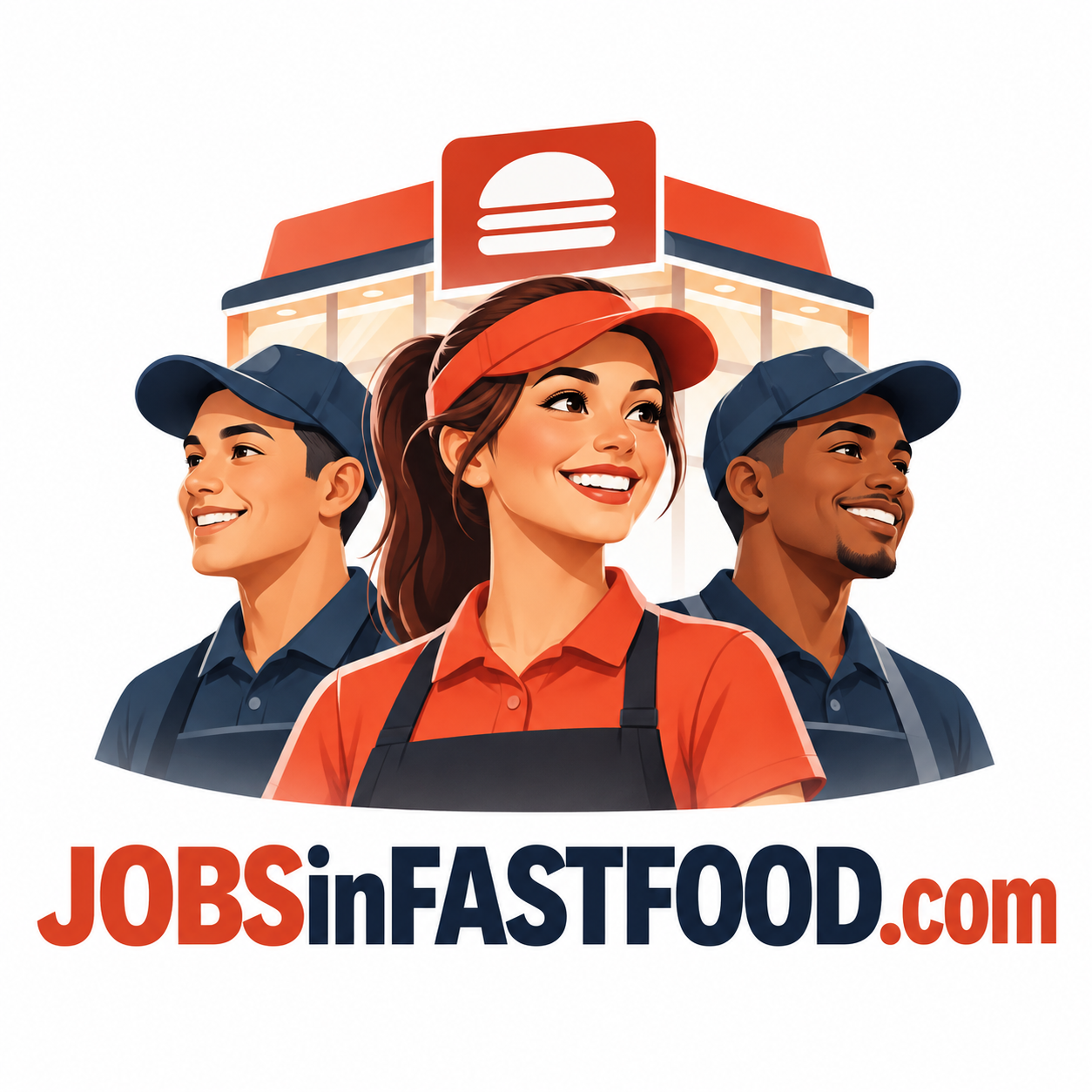 JOBSinFASTFOOD.com domain name artwork